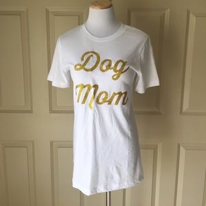 5 for $10 Dog Mom Glitter Shirt